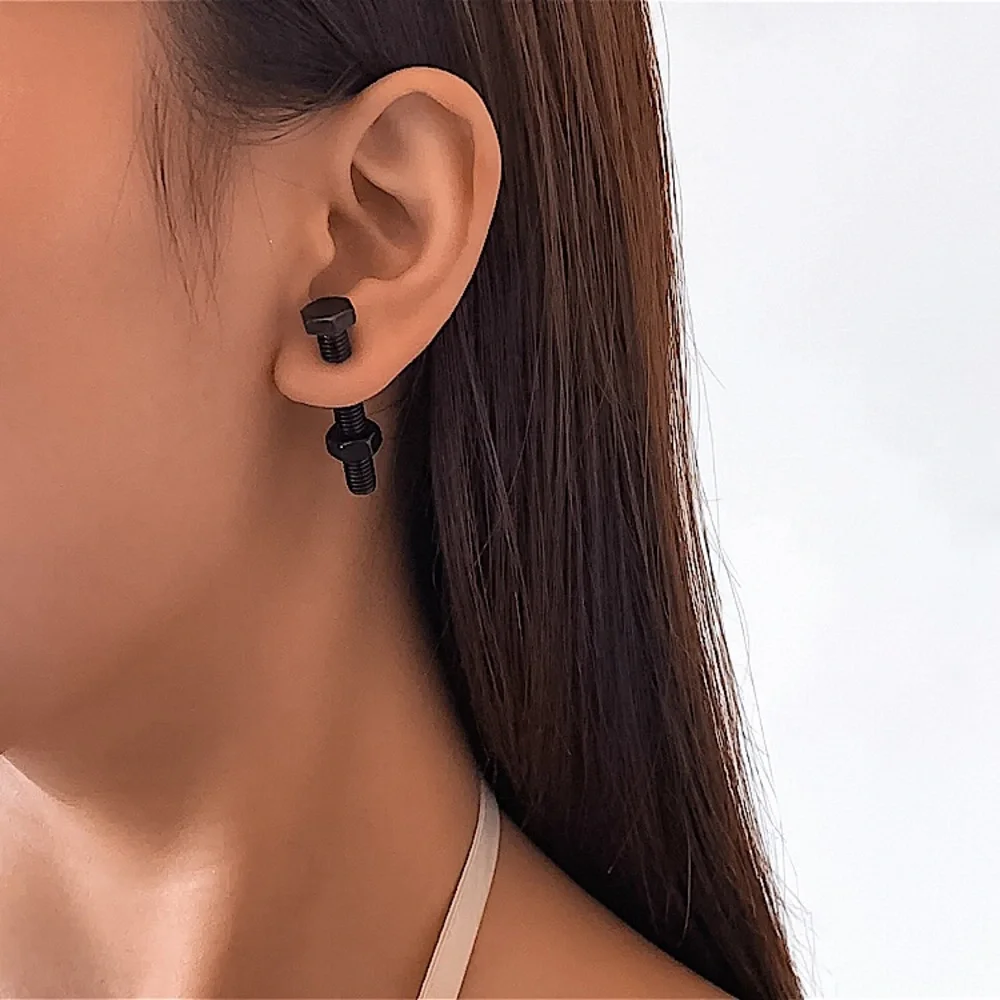 🔵𝟲𝟱%𝗢𝗙𝗙 𝗯𝘂𝗻𝗱𝗹𝗲𝘀 𝟯+🔵 NEW Bolt Double-Sided Earrings - Picture 4 of 12